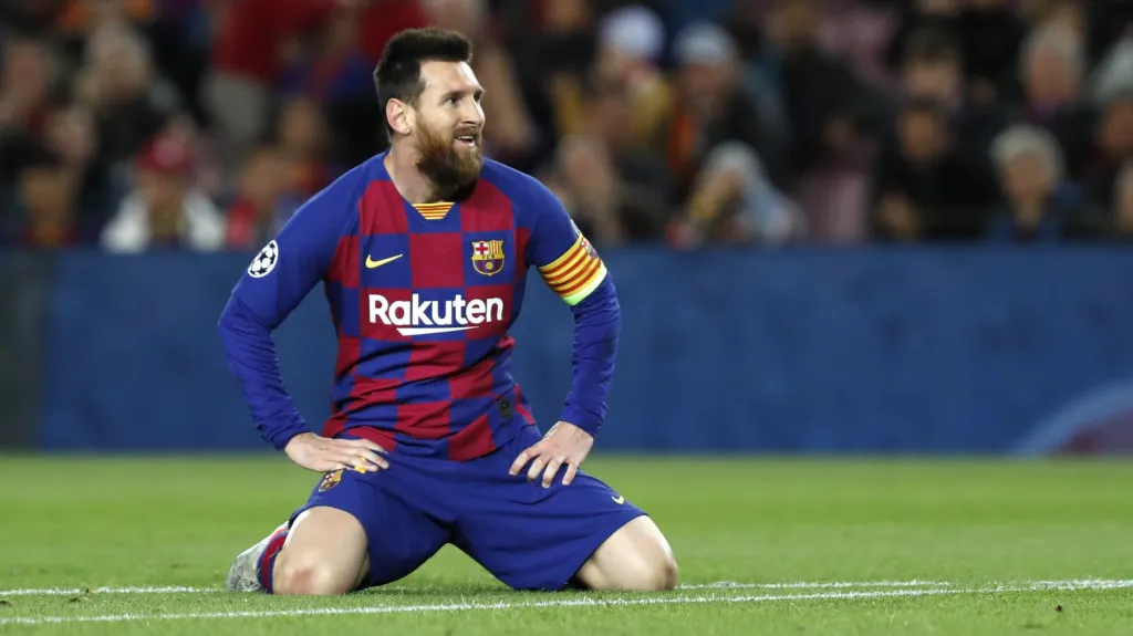 Hvězdný kapitán Barcelony Lionel Messi