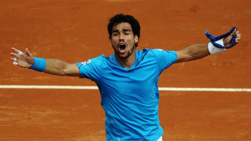 Slavící Fabio Fognini