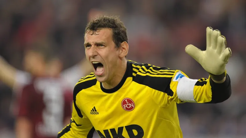 Brankář Norimberku Raphael Schäfer