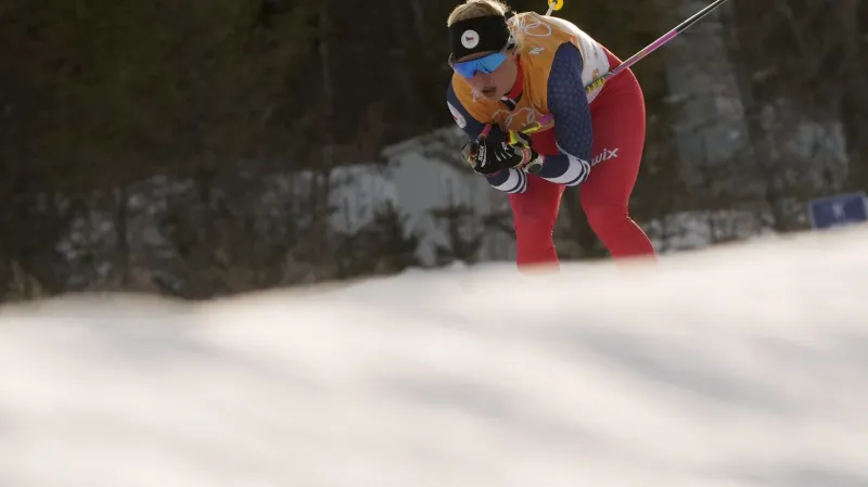 Kateřina Janatová na olympijské trati