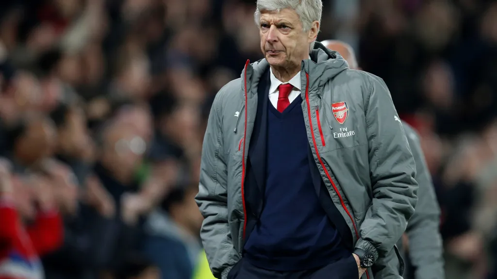 Arséne Wenger během utkání na půdě Crystal Palace