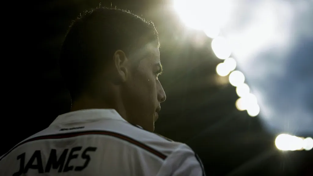 James Rodríguez v dresu Realu Madrid