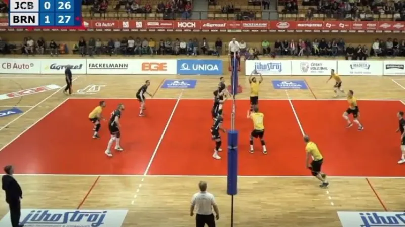 Volejbalisté Českých Budějovic otočili zápas proti Brnu