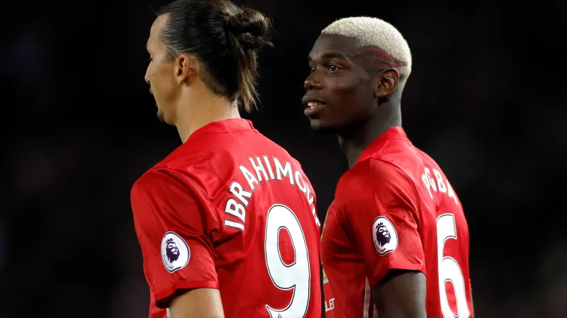 Zlatan Ibrahimovič a Paul Pogba, dvě ze čtyř posil United