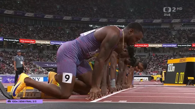 Semifinále 100 metrů mužů