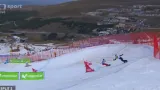 Smolné semifinále Evy Samkové ve snowboardcrossu
