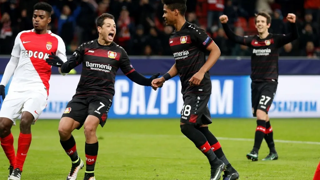 Utkání Leverkusen - Monako 