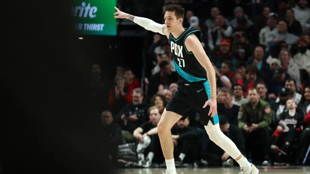 Vít Krejčí v utkání Portlandu s Phoenixem