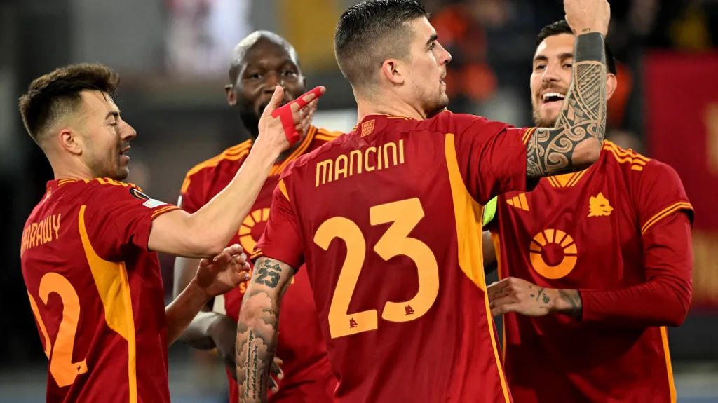 Radost fotbalistů AS Řím