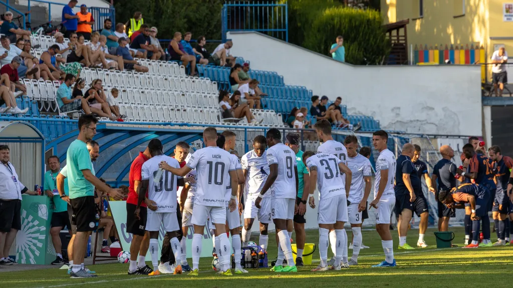 Fotbalisté Vyškova v utkání druhé ligy