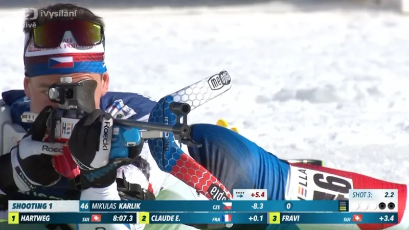 Sestřih sprintu biatlonistů na MSJ