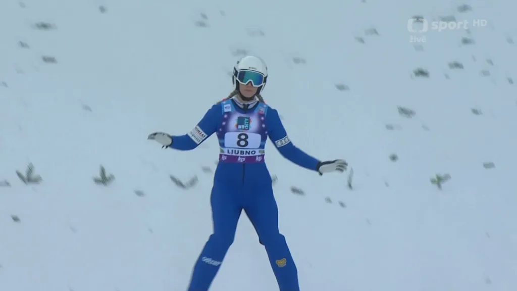 Veronika Jenčová získal v Ljubnu své první body do SP