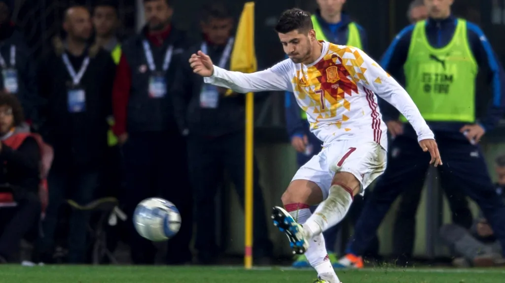 Álvaro Morata v dresu Španělska
