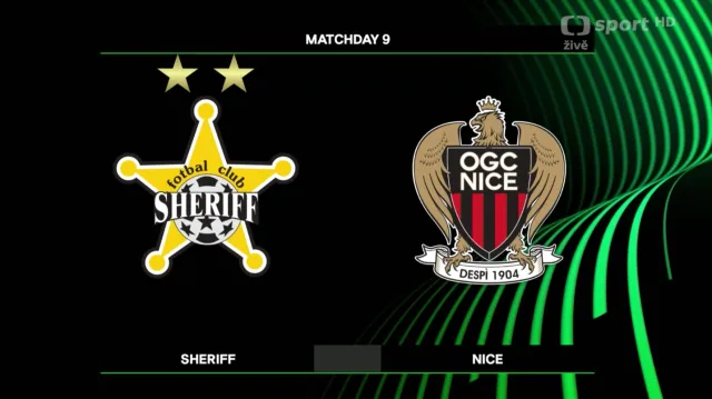 Sestřih utkání Šeriff Tiraspol – Nice