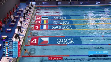 Gracík zaplaval český rekord a je ve finále