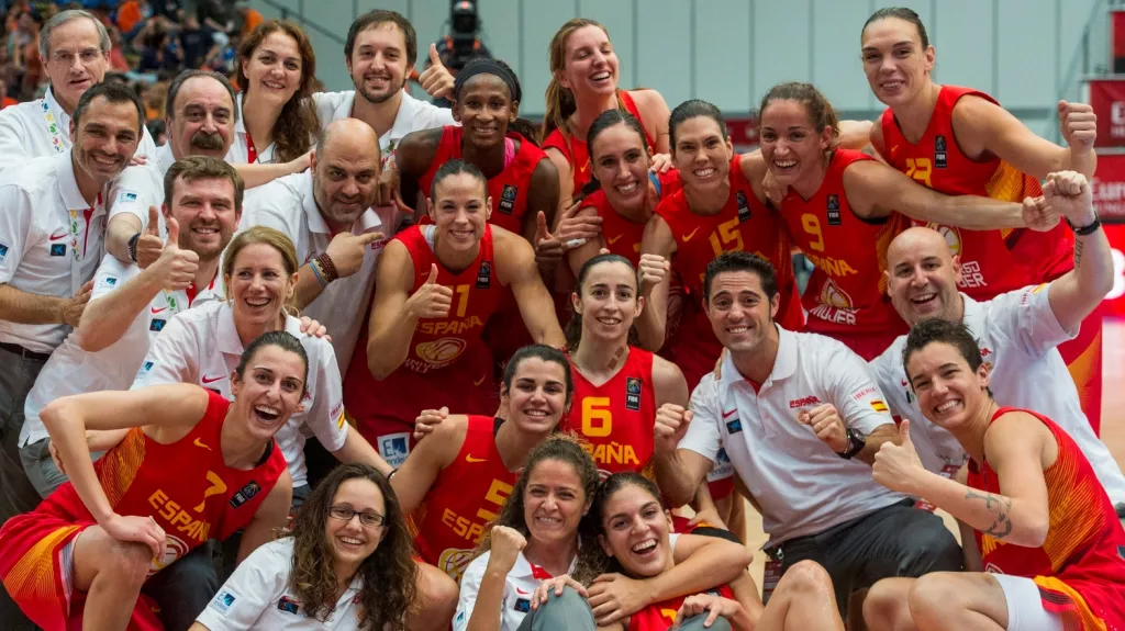 Bronzové španělské basketbalistky