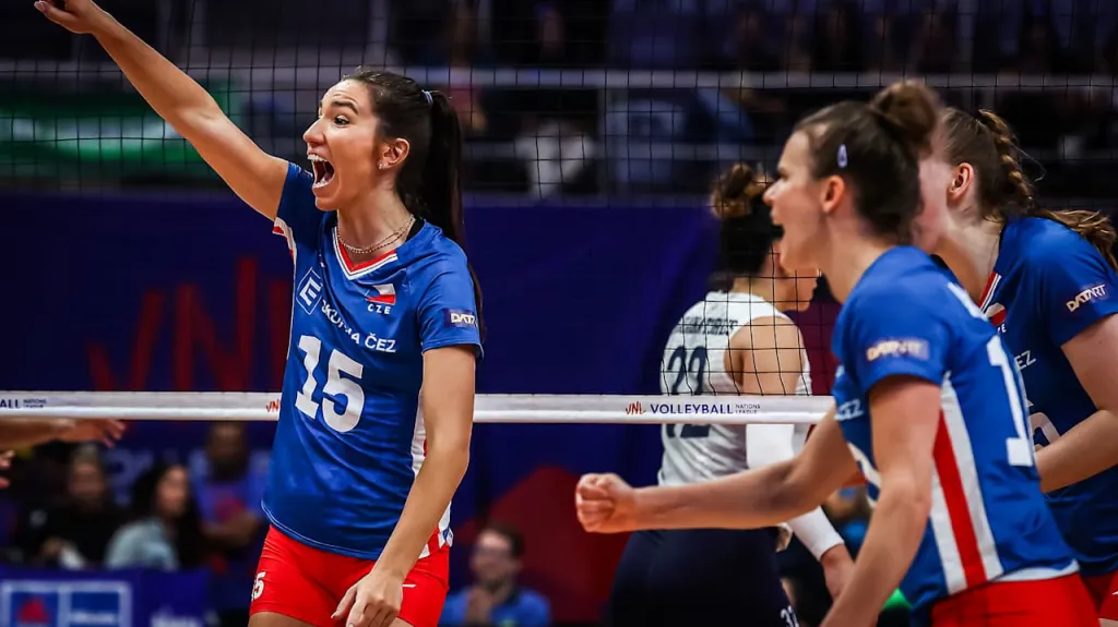 Radost českých volejbalistek