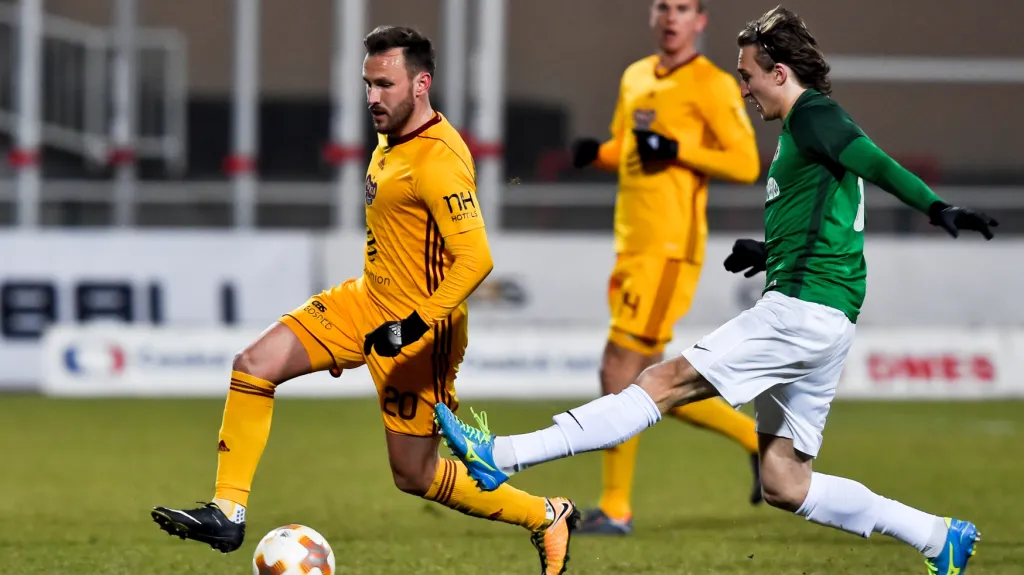 Utkání Dukla – Jablonec