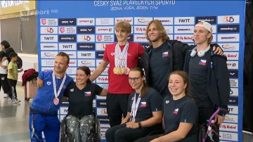 Česká výprava se vrátila z MS v paraplavání s jedenácti medailemi