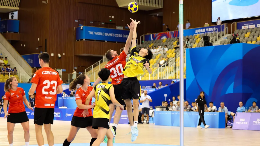 Utkání českých korfbalistů s Tchaj-wanem