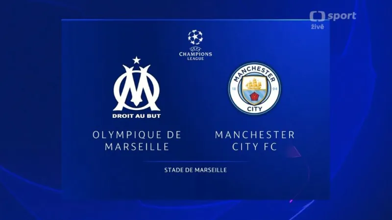 Sestřih utkání Marseille - Manchester City