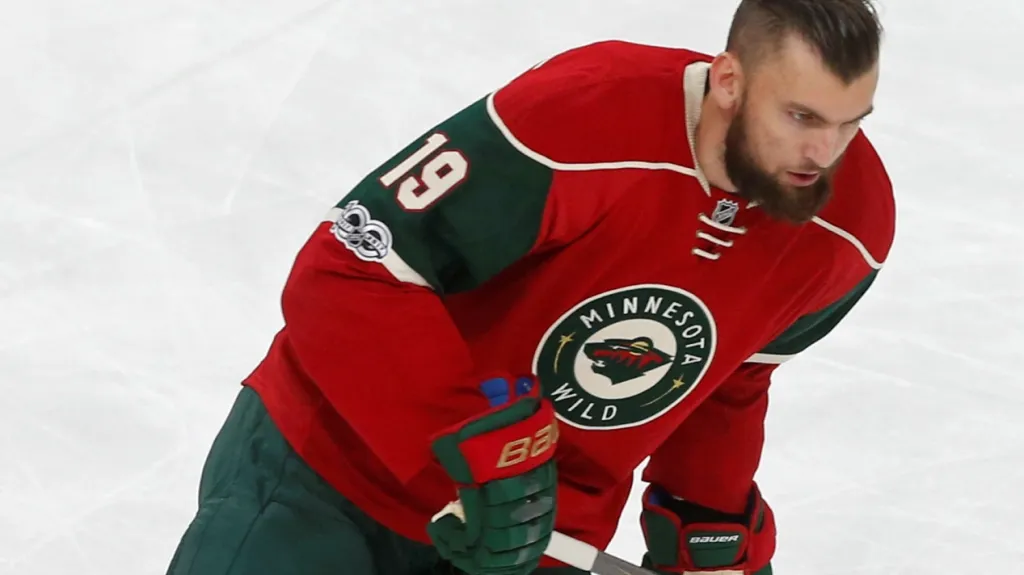 Martin Hanzal v dresu Minnesoty