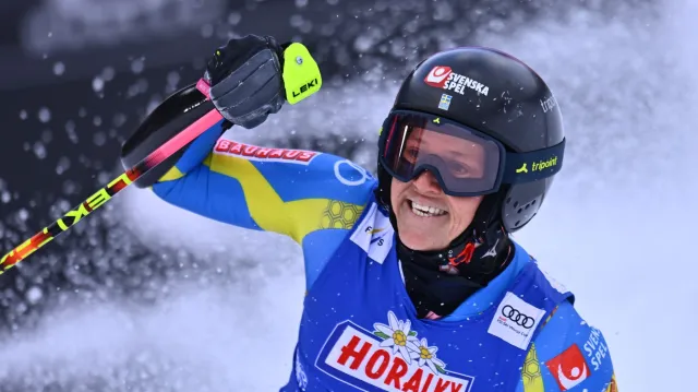 Medailové jízdy v obřím slalomu ve Špindlerově Mlýně