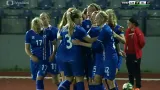 Gól v utkání Česko - Island: Brynjarsdottirová - 0:1 (44. min.)