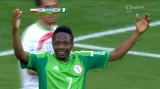 Šance v utkání Írán - Nigérie: Musa podle sudího fauloval (7. min.)