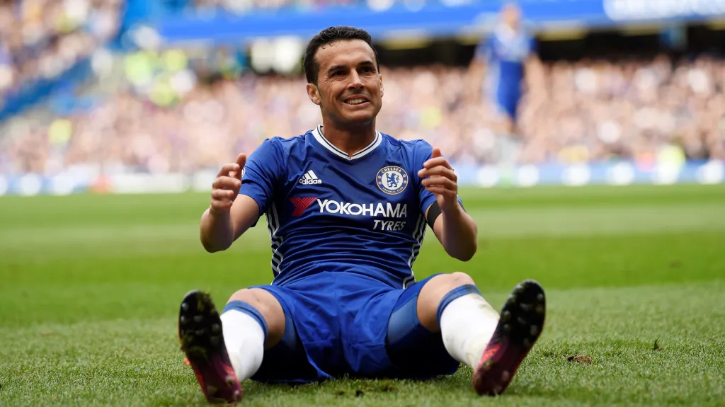 Pedro během duelu proti Crystal Palace