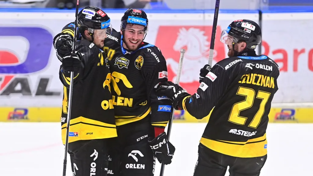 Radost hokejistů Litvínova v semifinále