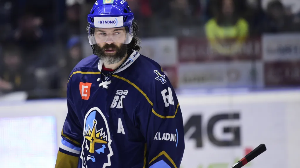 Útočník a majitel Kladna Jaromír Jágr