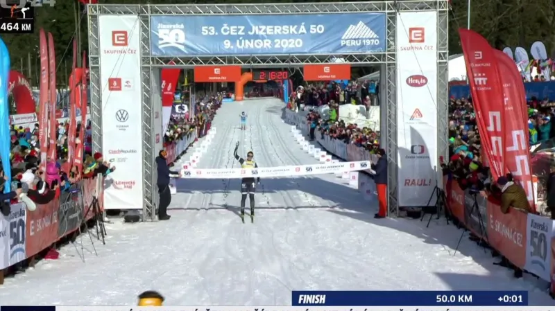 Jizerskou padesátku si podmanili Nygaard a Norgrenová, Smutná doběhla pátá