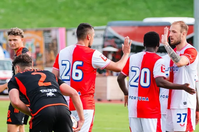 Fotbalisté Slavie porazili Ružomberok, Jablonec v přípravě zvítězil nad Osnabrückem