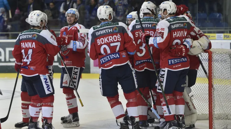 Radost hokejistů Pardubic
