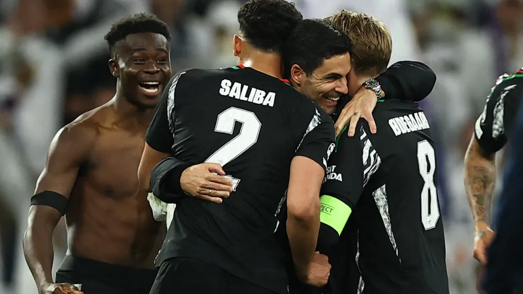 Radost hráčů Arsenalu