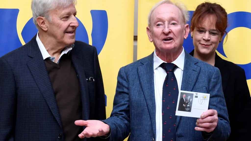 Rod Laver a Jan Kodeš (vpravo)