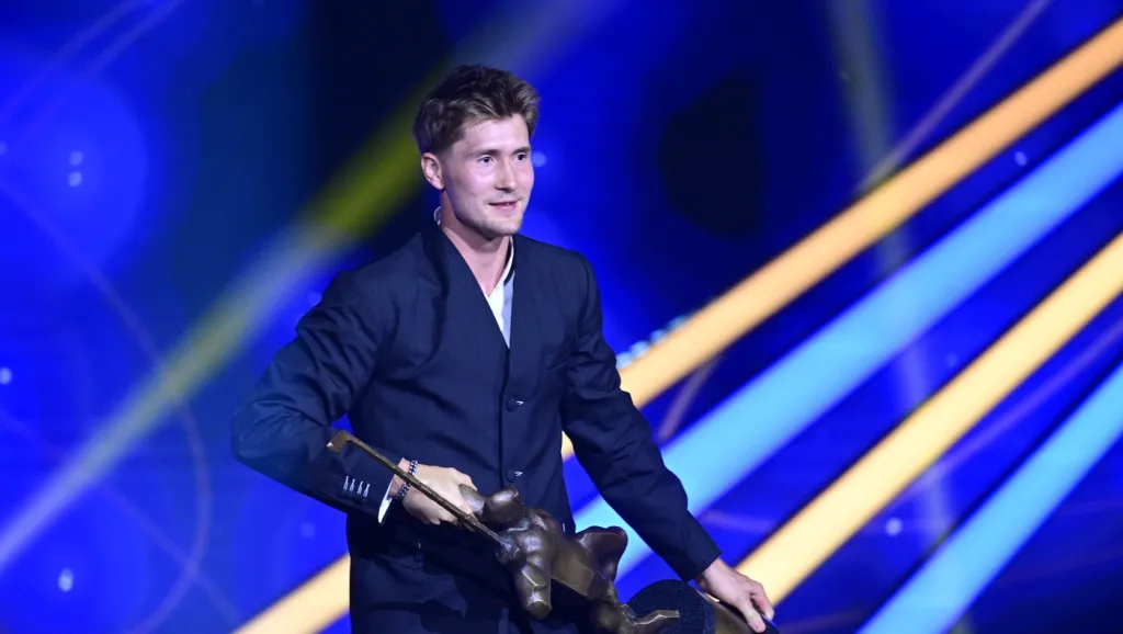 Martin Nečas na Zlaté hokejce