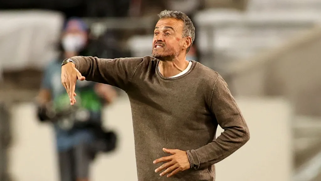 Kouč Španělska Luis Enrique 