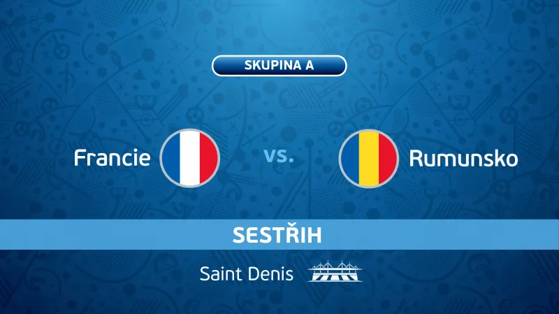 Sestřih utkání Francie - Rumunsko