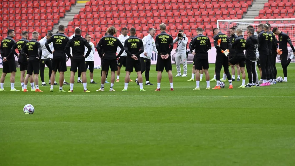 Trénink české reprezentace