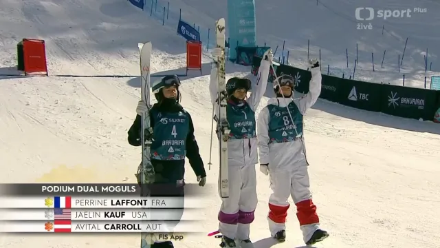 Velká finále duálních mogulů na MS a triumf Laffontové a Kingsburyho