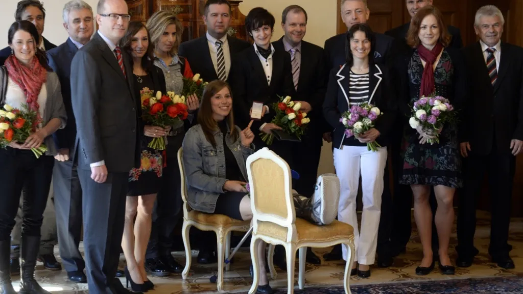 Čeští olympionici na setkání s politiky