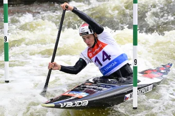 Martina Satková při Světovém poháru v Troji