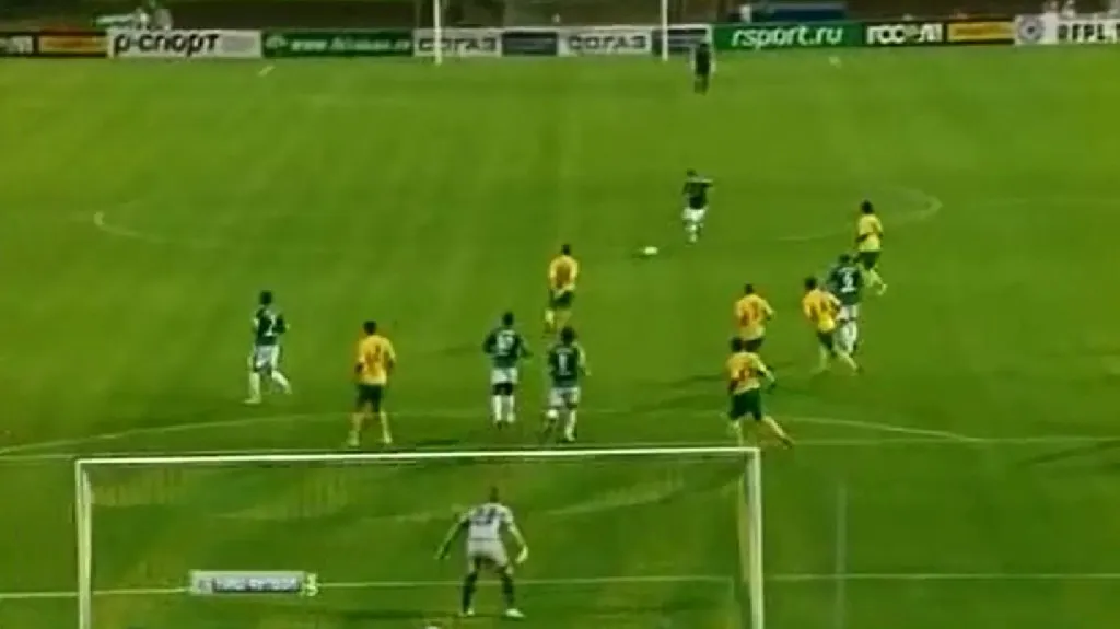 Jiránkova neuvěřitelná trefa (zdroj: YouTube)