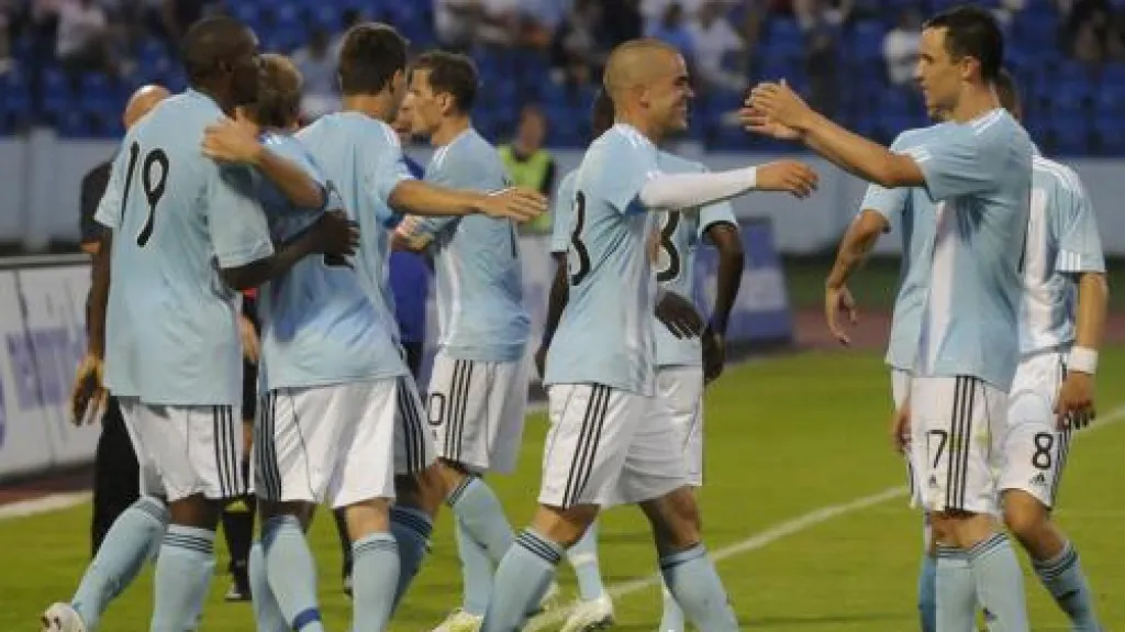 Radost fotbalistů Slovanu