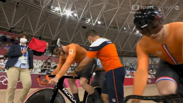 Záznam sprintu a stíhacího závodu v dráhové cyklistice