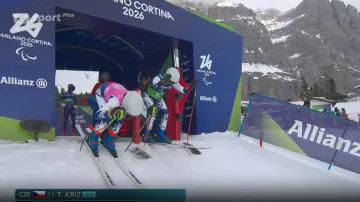 Tadeáš Kříž s Ivou Křížovou a jejich super-G pro kombinaci