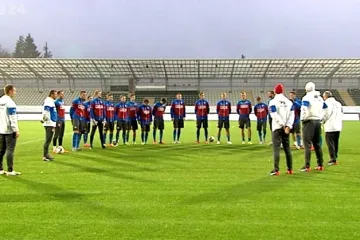 Před utkáním Česko 21 - Belgie 21