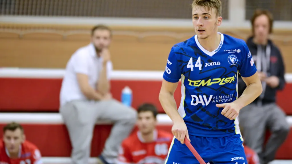 Vítkovický florbalista Lukáš Hájek